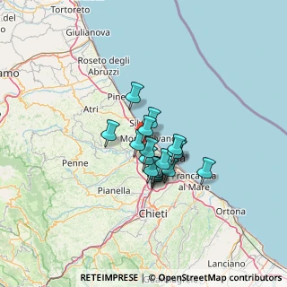 Mappa Via Costa, 65015 Montesilvano PE, Italia (8.79611)