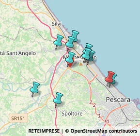 Mappa Via Costa, 65015 Montesilvano PE, Italia (2.95)