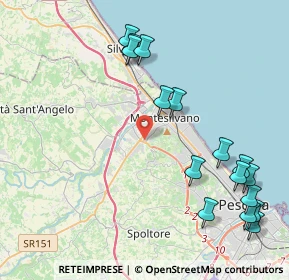 Mappa Via Costa, 65015 Montesilvano PE, Italia (5.23875)