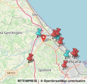 Mappa Via Costa, 65015 Montesilvano PE, Italia (4.10364)