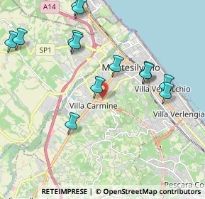 Mappa Via Costa, 65015 Montesilvano PE, Italia (2.36)