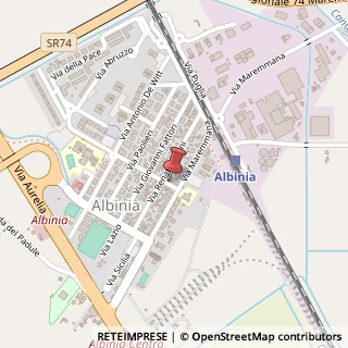 Mappa Via Pascucci, 14, 58010 Orbetello, Grosseto (Toscana)