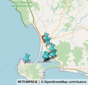 Mappa Albinia Maremmana, 58015 Orbetello GR, Italia (5.98545)