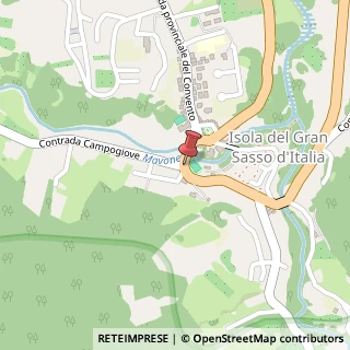 Mappa Piazzale G. Marconi, 1, 64045 Isola del Gran Sasso d'Italia, Teramo (Abruzzo)