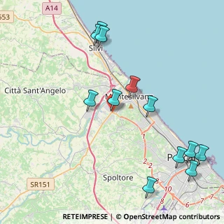 Mappa Via Palmiro Togliatti, 65016 Montesilvano PE, Italia (5.115)