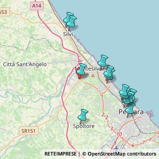 Mappa Via Vestina, 65010 Montesilvano PE, Italia (4.75385)