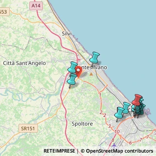 Mappa Via Palmiro Togliatti, 65016 Montesilvano PE, Italia (6.22)