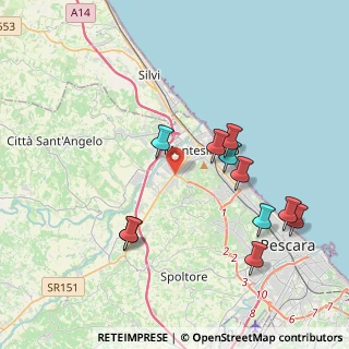 Mappa Via Palmiro Togliatti, 65016 Montesilvano PE, Italia (4.21636)