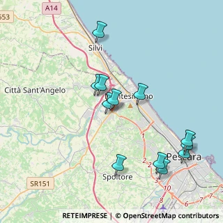 Mappa Via Palmiro Togliatti, 65016 Montesilvano PE, Italia (4.235)
