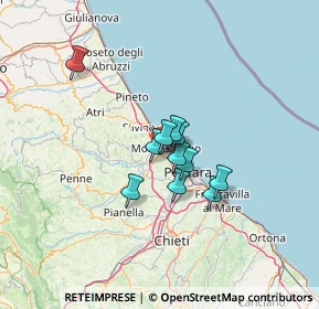 Mappa Via Vestina, 65010 Montesilvano PE, Italia (8.70636)