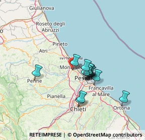 Mappa Via Vestina, 65010 Montesilvano PE, Italia (10.70714)