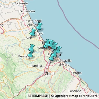 Mappa Via G. Verrotti, 65015 Pescara PE, Italia (8.75727)