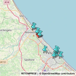 Mappa Via G. Verrotti, 65015 Pescara PE, Italia (3.63455)