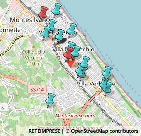 Mappa Via G. Verrotti, 65015 Pescara PE, Italia (0.8445)