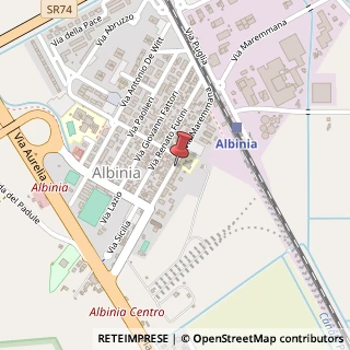 Mappa Via Maremmana, 62/B, 58010 Orbetello, Grosseto (Toscana)