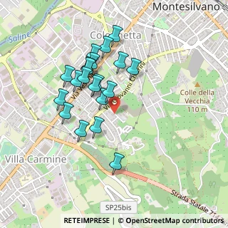 Mappa Via Colle di Mezzo, 65100 Pescara PE, Italia (0.427)
