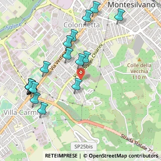 Mappa Via Colle di Mezzo, 65100 Pescara PE, Italia (0.6315)