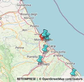 Mappa Via Migliorino di Pietro, 65015 Montesilvano PE, Italia (24.74182)