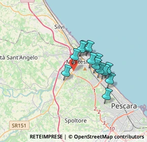 Mappa Via Migliorino di Pietro, 65015 Montesilvano PE, Italia (2.56462)