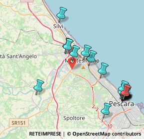 Mappa Via Migliorino di Pietro, 65015 Montesilvano PE, Italia (5.094)