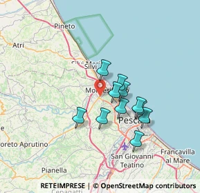 Mappa Via Migliorino di Pietro, 65015 Montesilvano PE, Italia (5.53)