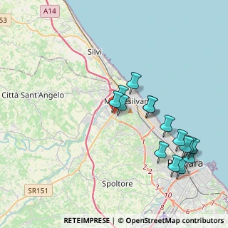 Mappa Via Migliorino di Pietro, 65015 Montesilvano PE, Italia (4.31467)