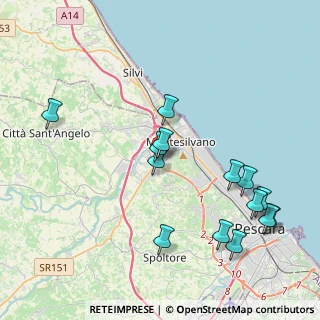 Mappa Via Migliorino di Pietro, 65015 Montesilvano PE, Italia (4.62214)