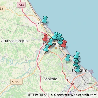 Mappa Via Migliorino di Pietro, 65015 Montesilvano PE, Italia (3.24063)