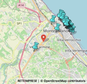 Mappa Via Migliorino di Pietro, 65015 Montesilvano PE, Italia (2.336)