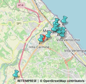 Mappa Via Migliorino di Pietro, 65015 Montesilvano PE, Italia (1.69727)