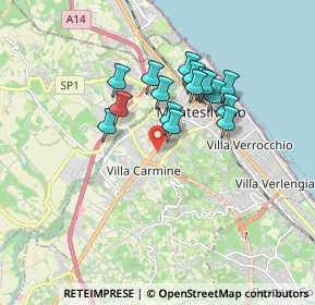 Mappa Via Migliorino di Pietro, 65015 Montesilvano PE, Italia (1.46563)