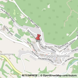 Mappa Via Francescana, 86, 02018 Poggio Bustone, Rieti (Lazio)
