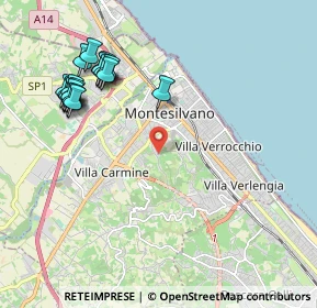 Mappa Via Fonte Romana, 65015 Montesilvano PE, Italia (2.42833)