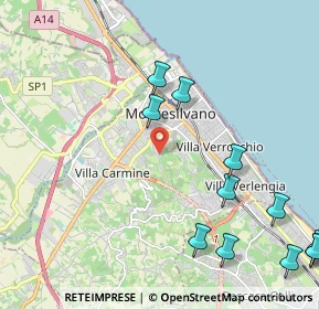 Mappa Via Fonte Romana, 65015 Montesilvano PE, Italia (2.99)