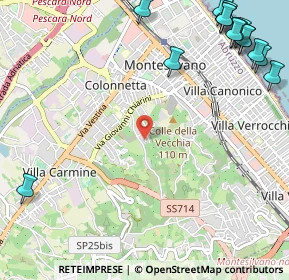 Mappa Via Fonte Romana, 65015 Montesilvano PE, Italia (1.75667)