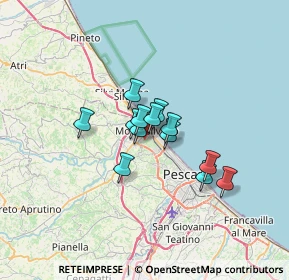 Mappa Via Fonte Romana, 65015 Montesilvano PE, Italia (4.29846)