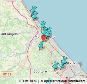 Mappa Via Fonte Romana, 65015 Montesilvano PE, Italia (4.75923)