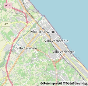 Mappa 65015 Montesilvano PE, Italia (1.5355)