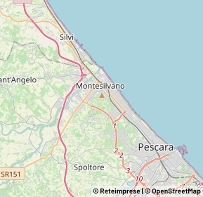 Mappa 65015 Montesilvano PE, Italia (3.628)