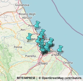 Mappa , 65015 Montesilvano PE, Italia (8.83833)