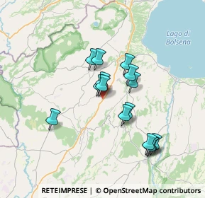 Mappa Via del Lavoro, 01010 Cellere VT, Italia (6.21133)