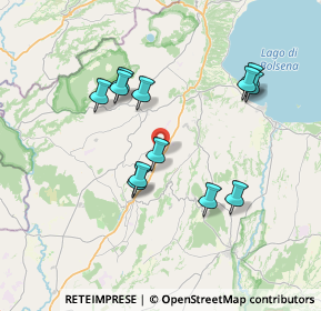 Mappa Via del Lavoro, 01010 Cellere VT, Italia (7.23083)