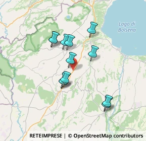 Mappa Via del Lavoro, 01010 Cellere VT, Italia (6.21833)