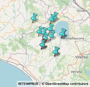 Mappa Via del Lavoro, 01010 Cellere VT, Italia (9.11733)