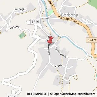 Mappa Via S. Giuseppe, 39, 02010 Borbona RI, Italia, 02010 Borbona, Rieti (Lazio)