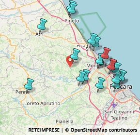 Mappa SP11, 65013 Città Sant'Angelo PE, Italia (8.7705)