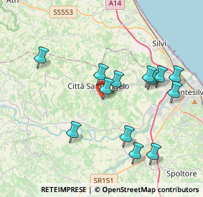 Mappa SP11, 65013 Città Sant'Angelo PE, Italia (4.02615)