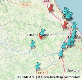 Mappa SP11, 65013 Città Sant'Angelo PE, Italia (5.562)