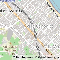Mapa Montesilvano