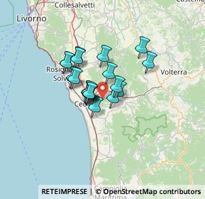 Mappa 56040 Montescudaio PI, Italia (8.88895)